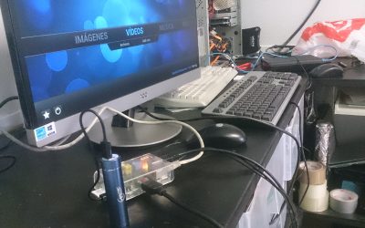 Raspberry PI XBMC running with external battery