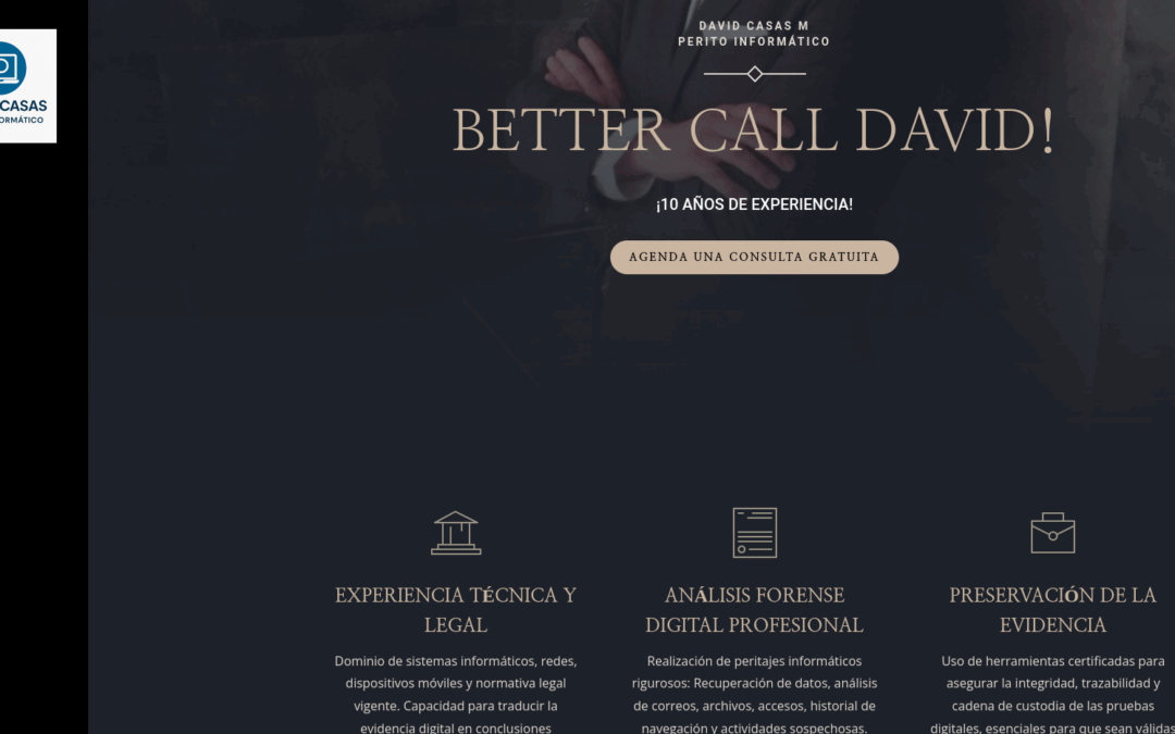 La WEB de Peritos Informáticos/Informática Forense